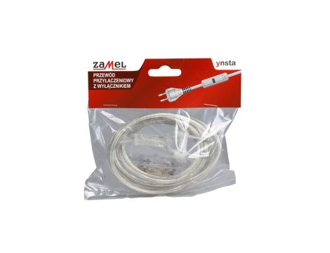 Przewód przyłączeniowy z wyłącznikiem 300cm bezbarwny SP/W-300/2X0,75/WOR-BZB YNS10000523