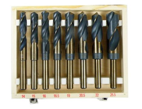 WIERTŁO KOBALT KOMPLET 8szt./SILVER