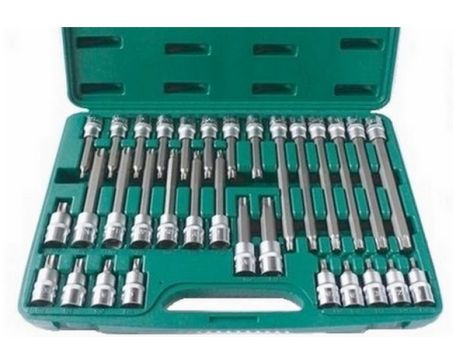 JONNESWAY ZESTAW KLUCZY WPUSTOWYCH TORX 1/2