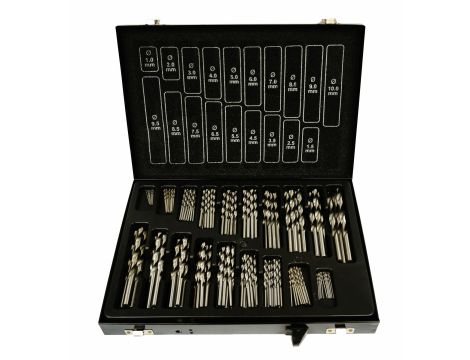 WIERTŁO METAL BIAŁE KOMPLET 170szt. /SILVER - 2