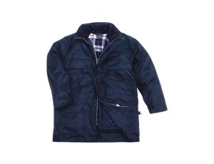 Kurtka 3 w 1 z poliestru powlekanego PVC z podpinką z poliamidu kolor granatowy rozmiar XXL CORP ISOLABLXX