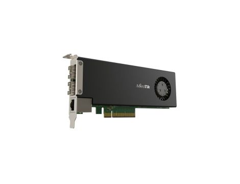 Karta PCIe 2x SFP28, 1x RJ45 1000Mb/s, L6 MikroTik CCR2004-1G-2XS-PCIe