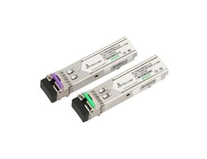 Moduł SFP WDM 1,25Gbps, 1490/1550nm, single mode, 80km, LC, DOM, para Extralink SFP 1.25G