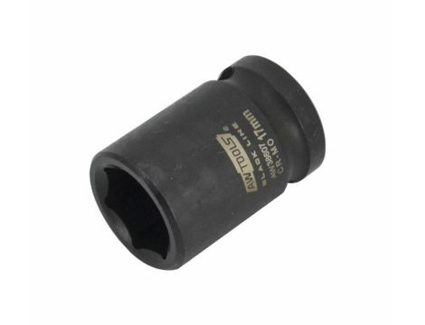 AWTOOLS NASADKA UDAROWA  6-KĄTNA  1/2"  KRÓTKA 17mm BLACK LINE