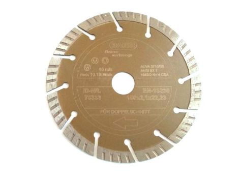 WOLFMANN TARCZA DIAMENTOWA 150mm GOLD II MATERIAŁY BUD./BETON/ŻELBET