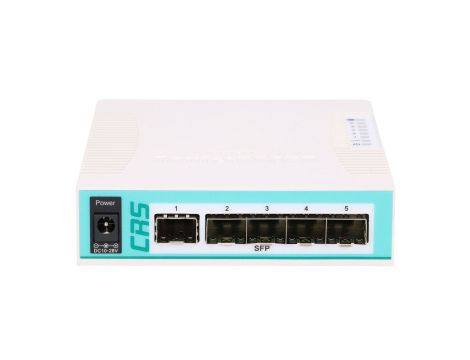 Switch 1x RJ45 1000Mb/s, 6x SFP MikroTik CRS106-1C-5S