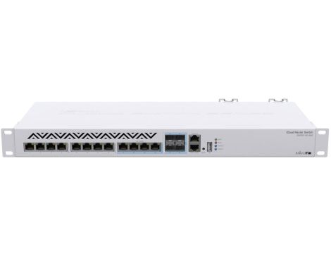 Switch 12x RJ45 10 Gigabit, 4x SFP+ MikroTik CRS312-4C+8XG-RM