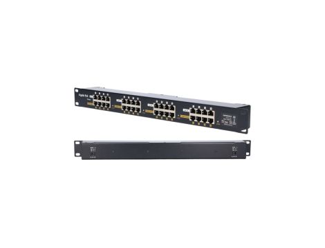 Gigabit PoE Injector 16x 1000Mb/s RJ45, Obudowa Rack Extralink 16 Portowy