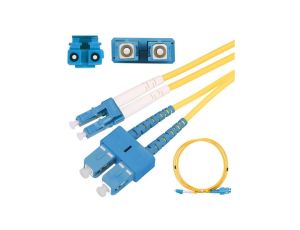 Patchcord Jednomodowy, Duplex, 3mm, 12m Extralink SC/UPC-LC/UPC