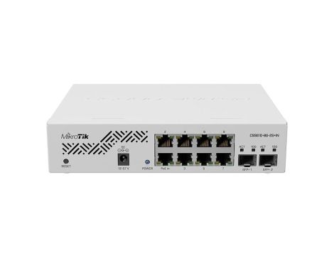 Switch 8x 1000Mb/s, 2x SFP+, VLAN MikroTik CSS610-8G-2S+IN