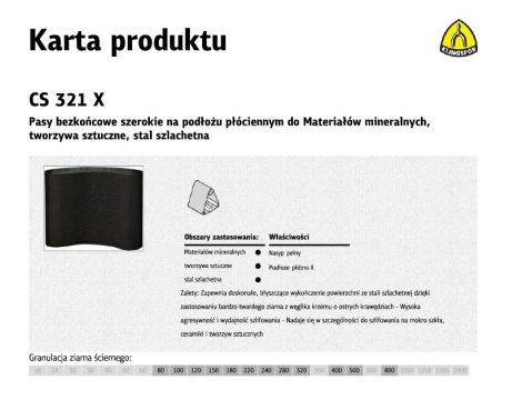 K.PASY BEZK. F4G 100* 1500 gr.100 CS321X 1szt.