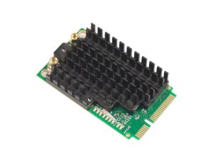Karta miniPCI-e 2,4GHz, 2x MMCX, 1000mW MikroTik R11e-2HPnD