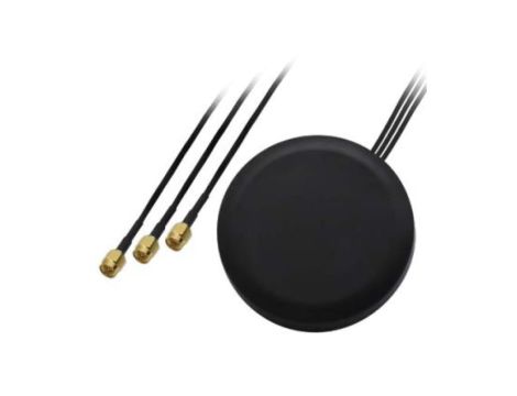 Antena Combo SISO LTE/GPS/WIFI, dachowa ze złaczami 2x SMA oraz 1x RP-SMA Teltonika 003R-00254