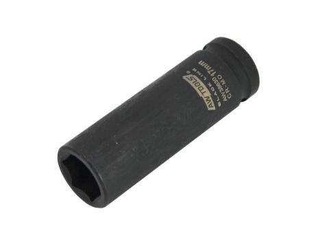 AWTOOLS NASADKA UDAROWA  6-KĄTNA  1/2" DŁUGA 17mm BLACK LINE
