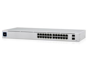 Switch UniFi, 24x RJ45 1000Mb/s, 16x PoE+, 2x SFP Ubiquiti USW-24-POE
