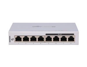 Switch UniFi, 8x RJ45 1000Mb/s, 4x PoE, 60W Ubiquiti US-8-60W