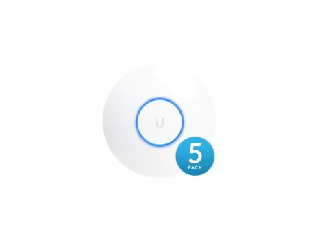 Punkt dostępowy UniFi, MU-MIMO, AC WAVE 2, 2x RJ45 1000Mb/s, PoE+, 5-Pack Ubiquiti UAP-AC-HD-5