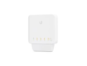 Switch UniFi, 5x RJ45 1000Mb/s, 1x PoE In, 4x PoE Out, 46W, 3-pack Ubiquiti USW-FLEX-3