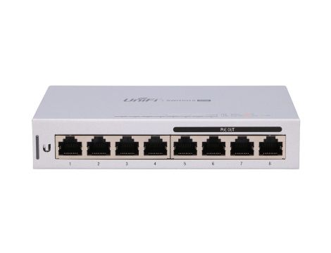 Switch UniFi, 8x RJ45 1000Mb/s, 4x PoE, 60W, 5-pack Ubiquiti US-8-60W-5