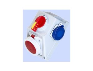 Zestaw C16-19.2N Włącz-wyłącz 0-I Gniazdo 3P+N+Z, 2 x 2P+Z IP-65 971667