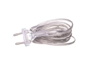 Przewód przyłączeniowy bez wyłącznika /woreczek/ 300cm bezbarwny SP-300/2X0,75/WOR-BZB YNS10000460
