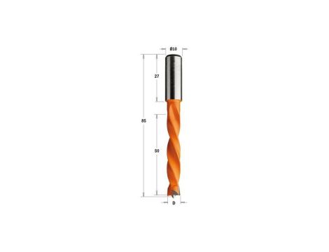 CMT WIERTŁO PHW D=8 I=50 L=85 S=10x2 LH