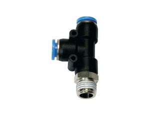 Trójnik wtykowy T obrotowy R 1/8z do węża 10, TS