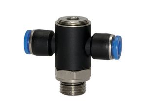 Trójnik wtykowy typu banjo gwint G1/8, pod wąż 8