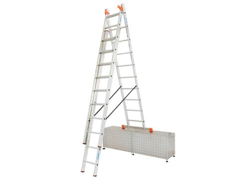 KRAUSE DRABINA TRIBILO 3X10 SZCZEBLI ADAPTACJA NA SCHODY