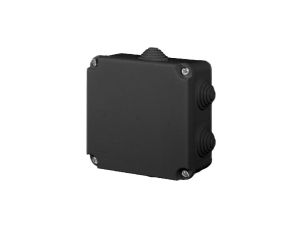 Puszka hermetyczna n/t PK-2 108x108x58mm pusta IP55 czarna 0222-09
