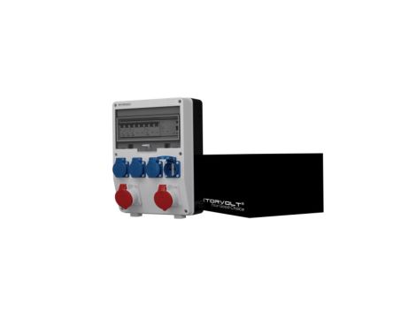 Rozdzielnica budowlana TD-S/FI-B 2x16A 4x230V różnicówka Typ B Schuko Doktorvolt 8027