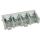 Odgałęźnik instalacyjny 4-torowy (1x25mm/4x6mm) LZ4*25/6P mocowanie do podłoża i TS 35, z pokrywą, szary 84171002