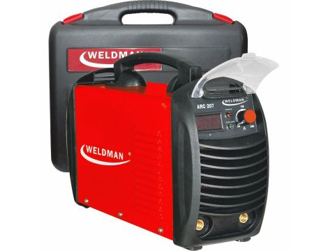 WELDMAN SPAWARKA INWERTOROWA ARC-207 /WALIZKA Z TWORZYWA