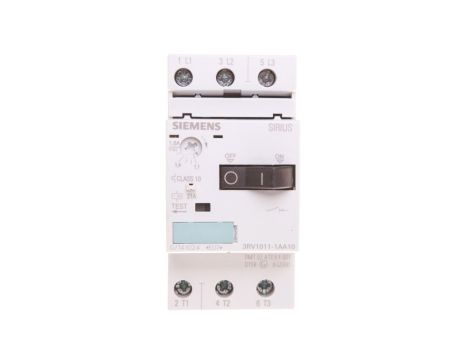 Wyłącznik silnikowy 3P 0,55kW 1,1-1,6A S00 3RV1011-1AA10