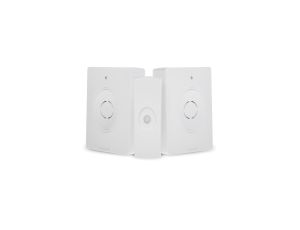 Zestaw dwóch dzwonków bezprzewodowych z pilotem, learning system, bateryjny, 38 dzwięków, DB-1B/2C/B BIAŁY