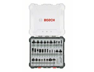 BOSCH ZESTAW FREZÓW 30szt. UCHWYT 6mm 2607017474