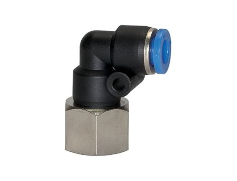 Złączka pneumatyczna wtykowa kątowa G 1/2 GW do węża fi 10 mm, tworzywo sztuczme