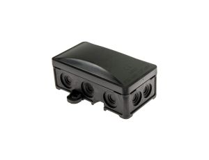 Puszka instalacyjna hermetyczna 90x45 klik, 10 dławików, czarna /90szt./