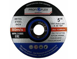 TARCZA DO CIĘCIA METALU 125 x 1,0 x 22,2mm PROFI