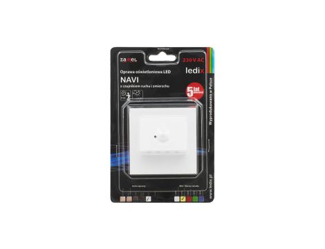 Oprawa schodowa LED Navi pt 230V AC regulowany czujnik BIA biała neutralna LED11122657