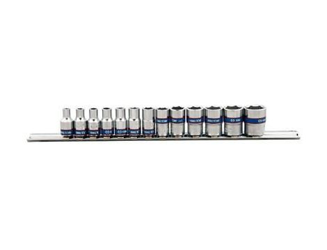 KING TONY KOMPLET NASADEK 1/4"  13cz. 4-14mm