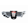 AWTOOLS KLUCZE PŁASKO-OCZKOWE Z GRZECHOTKĄ KOMPLET 6 szt. 8-19mm Z PRZEŁĄCZNIKIEM - 2