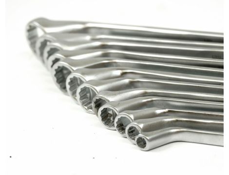 KLUCZ OCZKOWY -ODGIĘTY 12szt. /SILVER