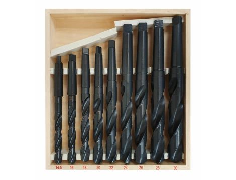 ZESTAW WIERTEŁ MK2,MK3  14,5-30mm /9szt. - 2