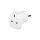 Adapter wtyku zasilania Uk Biały 94270
