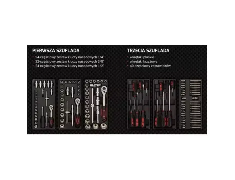 ROOKS WÓZEK WARSZTATOWY + 170szt. NARZĘDZI OKG-79-0033 - 2