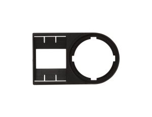 Tabliczka opisowa 42x27mm czarna prostokątna bez etykiety SM-H 27/12.5 SW 1716640000