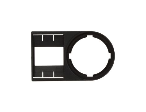 Tabliczka opisowa 42x27mm czarna prostokątna bez etykiety SM-H 27/12.5 SW 1716640000