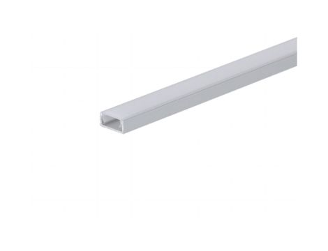 Profil led Basic 1m anodowany z osłoną mleczną MLF