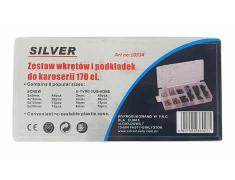 PODKŁADKI DO KAROSERII 170el. /SILVER - 2